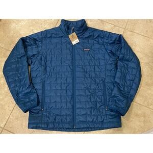 Patagonia Nano Puff Jacket Lagom Blue Men’s Small S $239 | Insulated NWT NEW